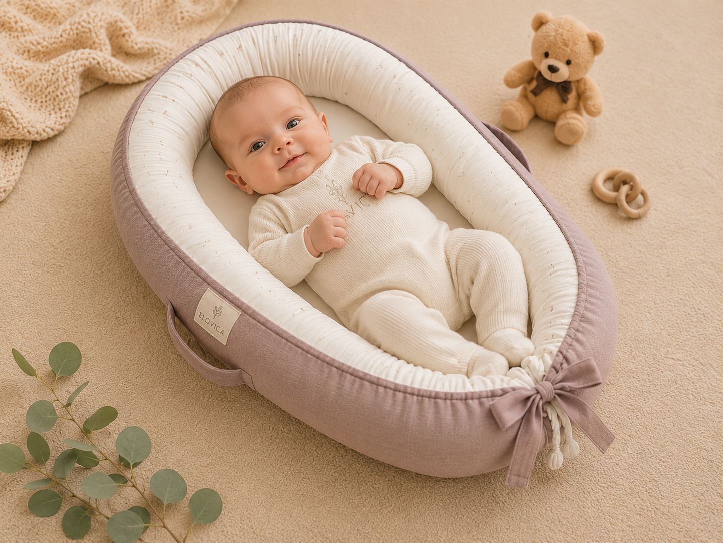 ELOVICA Baby Lounger Nest