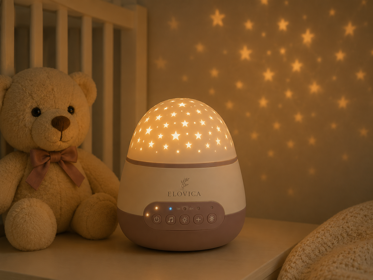 Elovica Baby Star Projector & Night Light